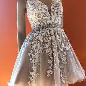 $600 SHERRI HILL PROM PARTY HAND-BEADED DRESS 2